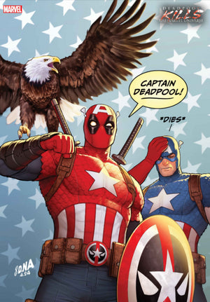 CAPTAIN AMERICA #11 (2024) DAVID NAKAYAMA DEADPOOL KILLS THE MARVEL UNIVERSE VARIANT [D PWX]