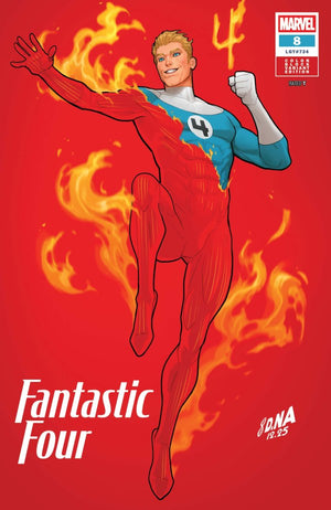 FANTASTIC FOUR #8 (2026) DAVID NAKAYAMA COLOR BLOCK RED VARIANT