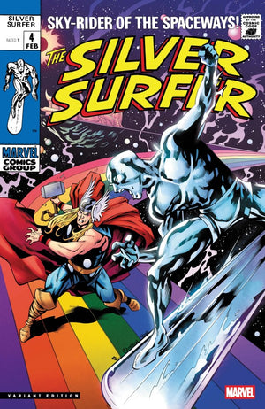 SILVER SURFER #4 FACSIMILE EDITION CHRIS CAMPANA INC 1:25 VARIANT
