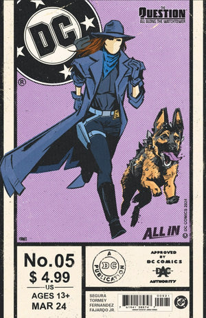 QUESTION ALL ALONG THE WATCHTOWER #5 (OF 6) CVR B JORGE FORNES CARD STOCK VAR