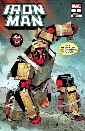 IRON MAN #3 (2026) MATTEO LOLLI APRIL POOL'S DAY VARIANT