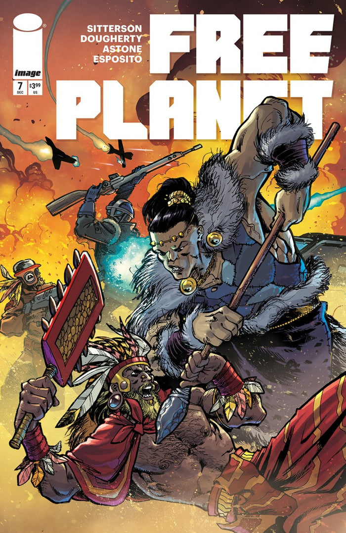 FREE PLANET #7 CVR B ILIAS KYRIAZIS & VITTORIO ASTONE VAR