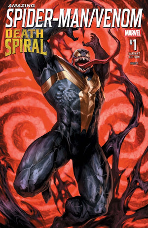 AMAZING SPIDER-MAN/VENOM: DEATH SPIRAL #1 SKAN VENOM VARIANT [DS]