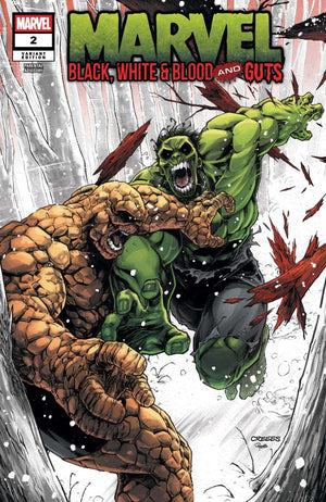 MARVEL: BLACK  WHITE & BLOOD AND GUTS #2 CREEES LEE VARIANT