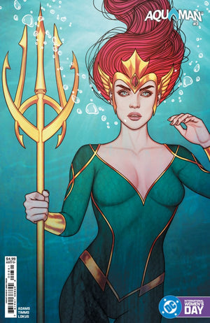 AQUAMAN #3 (2025) CVR E JENNY FRISON INTERNATIONAL WOMENS DAY MERA CARD STOCK VAR