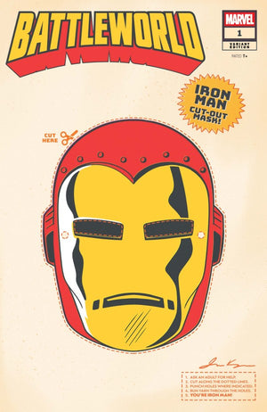 BATTLEWORLD #1 RETRO HALLOWEEN MASK VARIANT