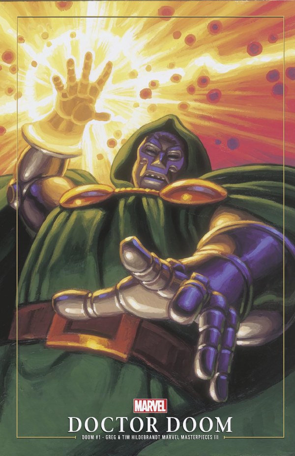 DOOM #1 GREG AND TIM HILDEBRANDT DOCTOR DOOM MARVEL MASTERPIECES III VARIANT