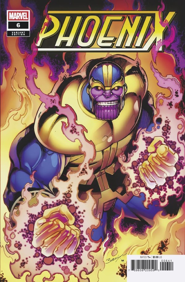 PHOENIX #6 MARK BAGLEY THANOS VARIANT