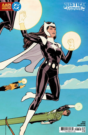 JUSTICE LEAGUE UNLIMITED #7 CVR F CLIFF CHIANG AAPI HERITAGE MONTH CONNECTING CARD STOCK VAR (WE ARE YESTERDAY)