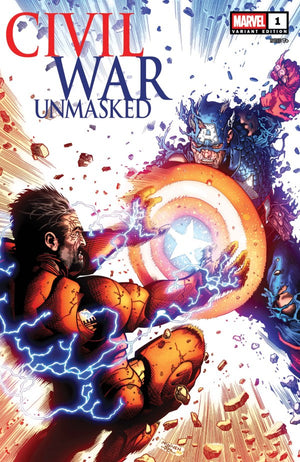 CIVIL WAR: UNMASKED #1 STEVE MCNIVEN INC 1:25 VARIANT