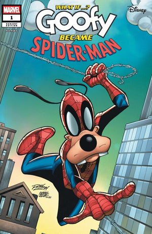 MARVEL & DISNEY: WHAT IF...? GOOFY BECAME SPIDER-MAN #1 RON LIM VARIANT