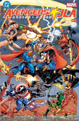 AVENGERS / JLA #2 (OF 4) FACSIMILE EDITION CVR A GEORGE PEREZ