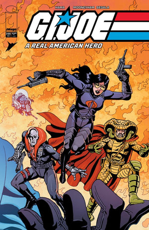 GI JOE A REAL AMERICAN HERO #325 CVR D ROD WHIGHAM & MIKE SPICER ANNIVERSARY WRAPAROUND VAR