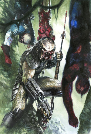 PREDATOR KILLS THE MARVEL UNIVERSE #1 GABRIELE DELL'OTTO VIRGIN INC 1:100 VARIANT