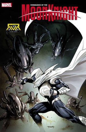 VENGEANCE OF THE MOON KNIGHT #7 (2024) STEPHEN SEGOVIA MARVEL VS. ALIEN VARIANT [BH]