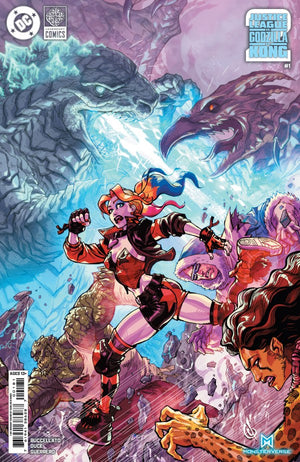 JUSTICE LEAGUE VS GODZILLA VS KONG 2 #1 (OF 7) CVR H INC 1:50 CARLOS DANDA CARD STOCK VAR