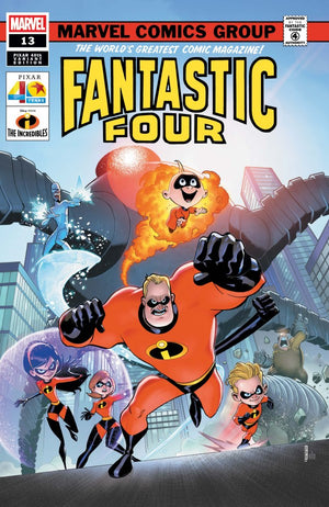 FANTASTIC FOUR #13 (2026) DAVID BALDEON PIXAR 40TH VARIANT