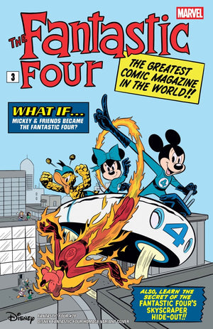 FANTASTIC FOUR #28 (2025) FRANCESCO D'IPPOLITO DISNEY WHAT IF? FANTASTIC FOUR HOMAGE VA RIANT