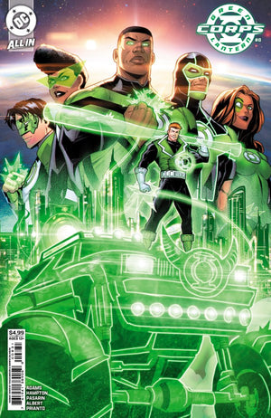 GREEN LANTERN CORPS #8 CVR C TRAVIS MERCER CARD STOCK VAR (STARBREAKER SUPREMACY)