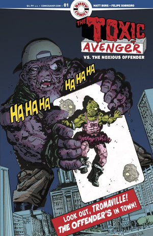 TOXIC AVENGER VS THE NOXIOUS OFFENDER #1 (OF 5) CVR B 3 COPY GREG SCOTT CLASSIC COVERS HOMAGE UNLOCK VAR (MR)