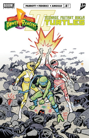 Mighty Morphin Power Rangers/Teenage Mutant Ninja Turtles III #5 B Variant (Dressed  Ba)