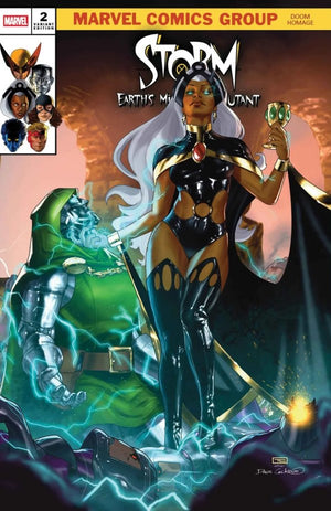 STORM: EARTH'S MIGHTIEST MUTANT #2 TAURIN CLARKE DOOM HOMAGE VARIANT