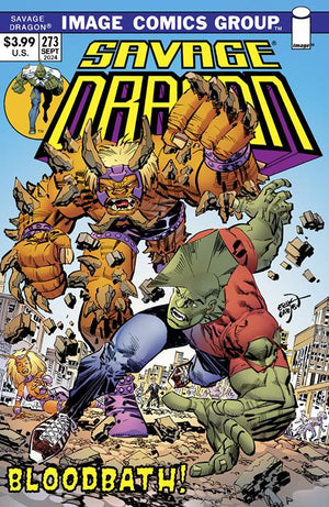 SAVAGE DRAGON #273 CVR B ERIK LARSEN 70S TRADE DRESS VAR (MR)