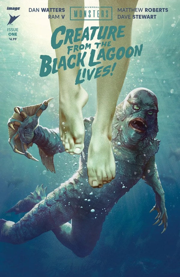 UNIVERSAL MONSTERS: CREATURE FROM THE BLACK LAGOON LIVES #1 (OF 4) CVR B JOSHUA MIDDLETON VAR