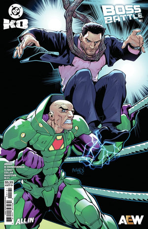 DC K.O. BOSS BATTLE #1 (ONE SHOT) CVR F GLEB MELNIKOV AEW CARD STOCK VAR