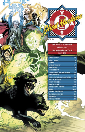 GHOST MACHINE THE OFFICIAL GUIDEBOOK #1 (OF 5) CVR C IVAN REIS & DANNY MIKI WRAPAROUND VAR