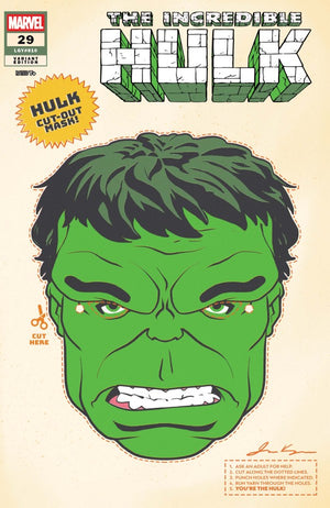 INCREDIBLE HULK #29 (2025) RETRO HALLOWEEN MASK VARIANT