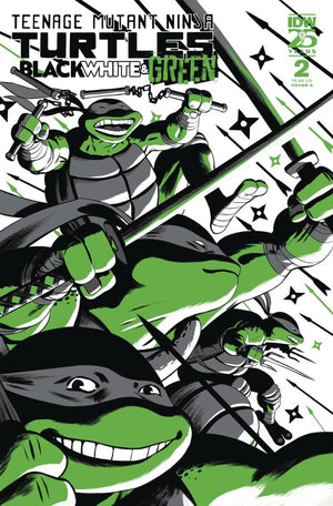 Teenage Mutant Ninja Turtles: Black  White, and Green #2 Cover A (Rodríguez)
