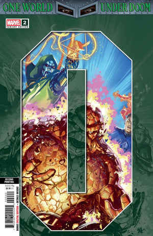 ONE WORLD UNDER DOOM #2 BEN HARVEY 2ND PRINTING VARIANT