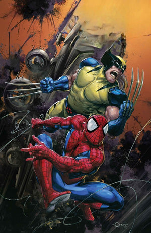 SPIDER-MAN & WOLVERINE #1 CLAYTON CRAIN VIRGIN INC 1:100 VARIANT
