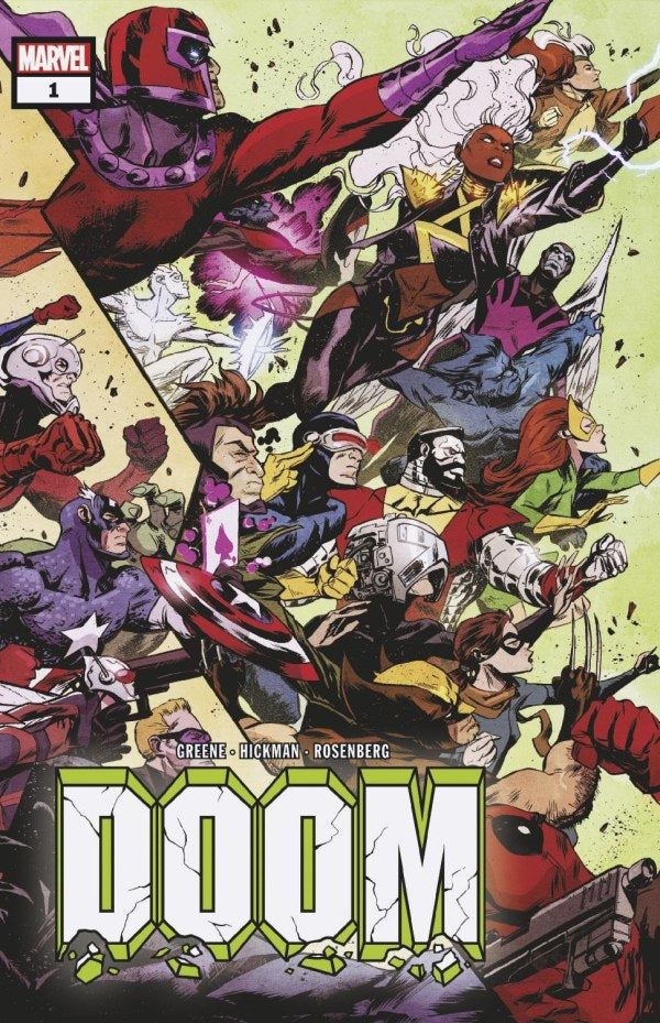 DOOM #1 SANFORD GREENE WRAPAROUND 2ND PRINTING VARIANT