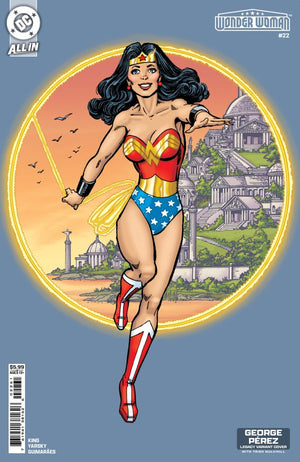 WONDER WOMAN #22 (2025) CVR E GEORGE PEREZ LEGACY CARD STOCK VAR