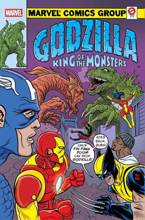 GODZILLA VS. AVENGERS #1 MIKE ALLRED GODZILLA KING OF THE MONSTERS HOMAGE VARIANT