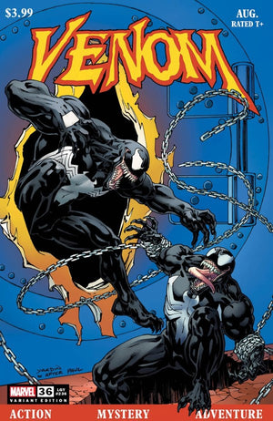 VENOM #36 (2024) DAVID YARDIN MARVEL 85TH ANNIVERSARY HOMAGE VARIANT [VW]
