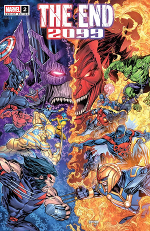 THE END 2099 #2 KEN LASHLEY BATTLE VARIANT