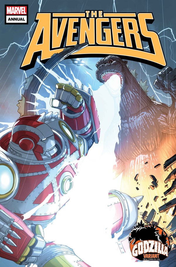 AVENGERS ANNUAL #1 [IW] PETE WOODS GODZILLA VARIANT [IW]