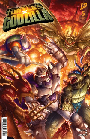Teenage Mutant Ninja Turtles x Godzilla #5 Cover A (Pe)