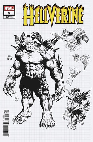 HELLVERINE #6 (2025) RAFFAELE IENCO DESIGN INC 1:10 VARIANT