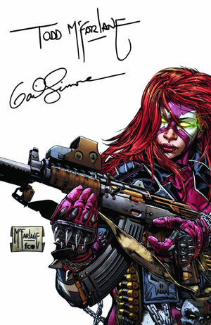 SHE-SPAWN #1 (OF 5) CVR K INC 1:500 TODD MCFARLANE & GAIL SIMONE SIGNED VAR