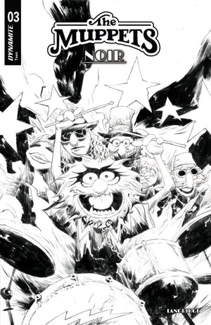MUPPETS NOIR #3 CVR D INC 1:10 JAE LEE LINE ART VAR