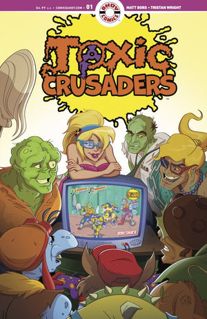 TOXIC CRUSADERS #1 (OF 5) CVR C 5 COPY RETROWARE GAME ART UNLOCK VAR (MR)