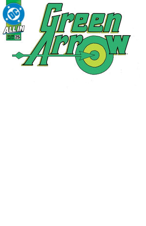 GREEN ARROW #25 (2025) CVR E BLANK CARD STOCK VAR