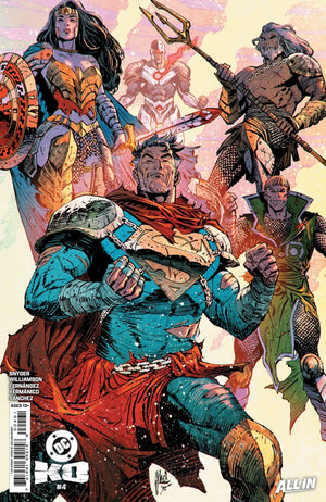 DC K.O. #4 (OF 5) CVR K INC 1:25 GUILLEM MARCH CARD STOCK VAR