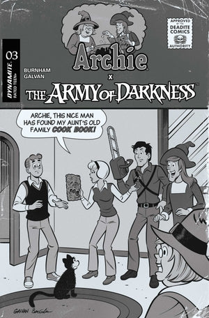 ARCHIE X ARMY OF DARKNESS #3 CVR G INC 1:10 BILL GALVAN PENCILS VAR