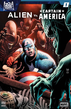 ALIEN VS. CAPTAIN AMERICA #1 PAULO SIQUEIRA INC 1:25 VARIANT