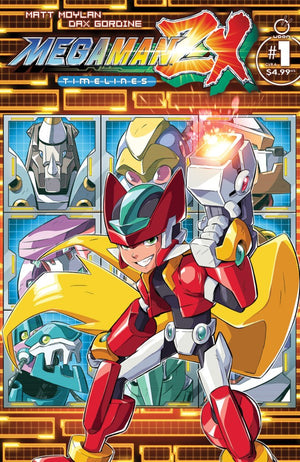 MEGA MAN ZX TIMELINES #1 (ONE SHOT) CVR A DAX GORDINE